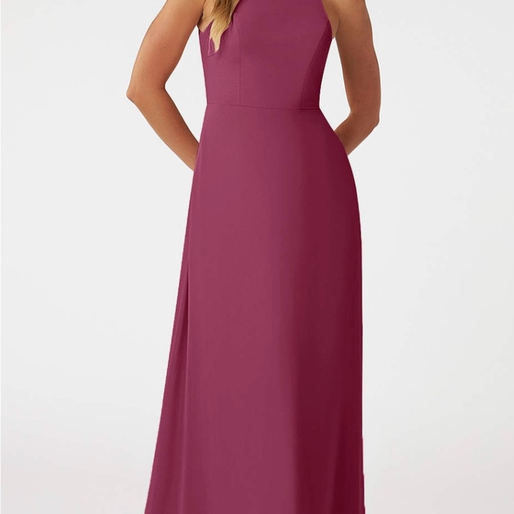 Azazie Aubree Bridesmaid Dress in Mulberry